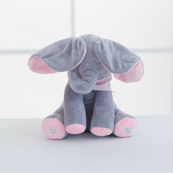 Peek A Boo Elephant Plush Toy