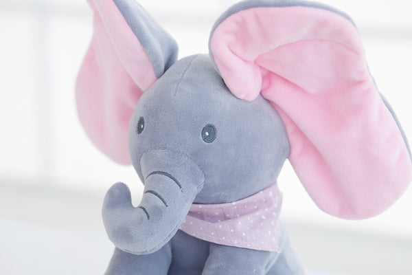 Peek A Boo Elephant Plush Toy