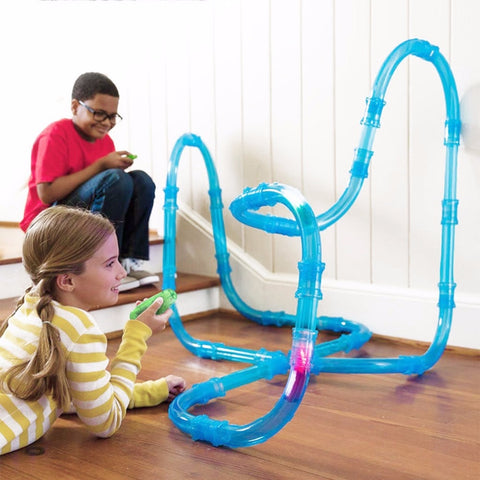 DIY Remote Control Pipe Racing Track Set